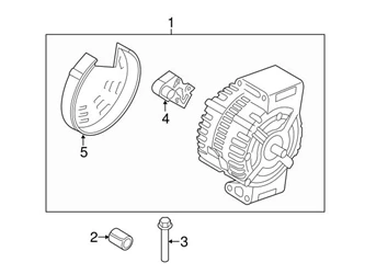 Genuine Volvo 36000210 Alternator - Volvo 3 Genuine Volvo 36000210 Alternator - Volvo