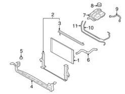 Genuine Volvo 36000211 Radiator - Volvo