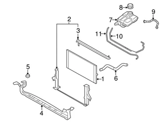 Genuine Volvo 36000211 Radiator - Volvo 3 Genuine Volvo 36000211 Radiator - Volvo