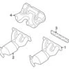 Genuine Volvo 36000213 Exhaust Manifold With Integrated Catalytic Converter; Right - Volvo -Brembo Shop VO 36000213