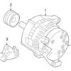 Genuine Volvo 36001497 Alternator - Volvo | 36000207