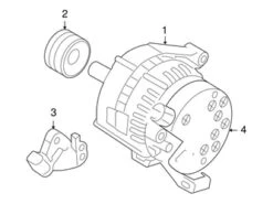 Genuine Volvo 36001497 Alternator - Volvo | 36000207