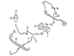 Genuine Volvo 36002409 Power Steering Pump - Volvo | 36000498