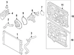 Genuine Volvo 36002414 Radiator - Volvo