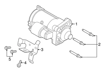 Genuine Volvo 36002980 Starter - Volvo 3 Genuine Volvo 36002980 Starter - Volvo