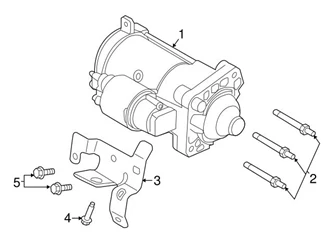 Genuine Volvo 36010074 Starter - Volvo 3 Genuine Volvo 36010074 Starter - Volvo