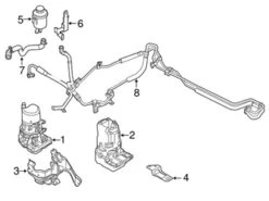 Genuine Volvo 36011310 Power Steering Pump - Volvo | 36000641 36001504 36001744 36001847