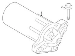 Genuine Volvo 36012434 Starter - Volvo