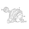 Genuine Volvo 36012619 Alternator - Volvo | 36001341