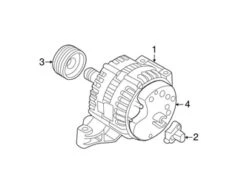 Genuine Volvo 36012619 Alternator - Volvo | 36001341