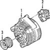 Genuine Volvo 36050270 Alternator - Volvo