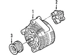 Genuine Volvo 36050270 Alternator - Volvo
