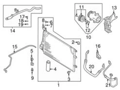 Genuine Volvo 36050585 AC Compressor - Volvo | 36001066