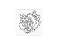 Genuine Volvo 5001961 Alternator - Volvo