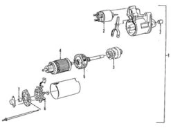 Genuine Volvo 5003918 Starter - Volvo