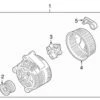 Genuine Volvo 8111001 Alternator - Volvo 2 Genuine Volvo 8111001 Alternator - Volvo -Brembo Shop VO 8111001