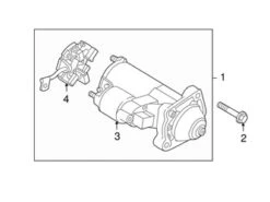 Genuine Volvo 8111199 Starter - Volvo