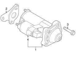Genuine Volvo 8251551 Starter - Volvo