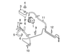 Genuine Volvo 8251736 Power Steering Pump - Volvo
