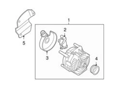 Genuine Volvo 8603898 Alternator - Volvo