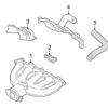 Genuine Volvo 8675253 Exhaust Manifold With Integrated Catalytic Converter - Volvo -Brembo Shop VO 8675253