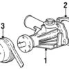 Genuine Volvo 8694628 Water Pump - Volvo 2 Genuine Volvo 8694628 Water Pump - Volvo -Brembo Shop VO 8694628