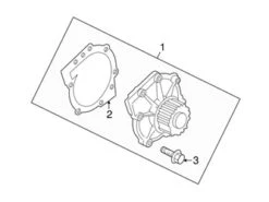 Genuine Volvo 8694630 Water Pump - Volvo