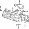 Genuine Volvo 9126611 Headlight Assembly; Right - Volvo -Brembo Shop VO 9126611