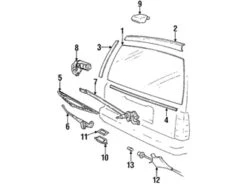 Genuine Volvo 9139572 Wiper Blade Assembly - Volvo