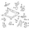 Genuine Volvo 9179047 Engine Mount; Rear - Volvo