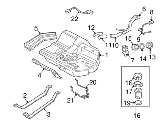Genuine Volvo 9202434 Fuel Pump Filter - Volvo 3 Genuine Volvo 9202434 Fuel Pump Filter - Volvo