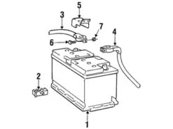 Genuine Volvo 943388 Battery Cable Terminal End - Volvo