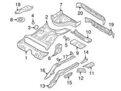Genuine Volvo 9474056 Battery Tray - Volvo