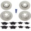AAZ Preferred VOLVOBRKKIT2 Disc Brake Pad And Rotor Kit; Front And Rear - Volvo | 31400739CKT2 KIT31400739CKT2