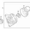 Genuine VW/Audi 028903031AX Alternator - VW | VW028903031AX