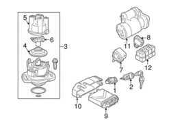 Genuine VW/Audi 02B911023LX Starter - VW | 02B911023AX 02B911023D 02B911023DX 02B911023L