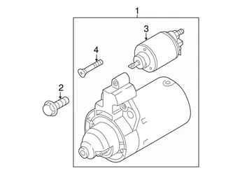 Genuine VW/Audi 02M911021BX Starter - Audi, VW | VW02M911021BX 3 Genuine VW/Audi 02M911021BX Starter - Audi, VW | VW02M911021BX