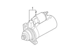 Genuine VW/Audi 02T911023M Starter - VW | VW02T911023M