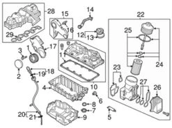 Genuine VW/Audi 03L117021C Oil Cooler - VW | VW03L117021C
