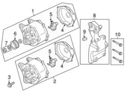 Genuine VW/Audi 03L903023FX Alternator - VW | VW03L903023FX