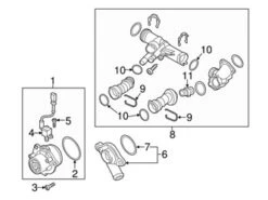 Genuine VW/Audi 04L121011N Water Pump - Audi, VW | 04L121011 04L121011E 04L121011EX 04L121011L