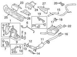 Genuine VW/Audi 04L253725B Catalytic Converter Clamp - VW | VW04L253725B