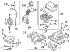 Genuine VW/Audi 059117015P Oil Cooler - Audi, VW | 059117021R VW059117015P