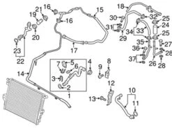 Genuine VW/Audi 059121454H Coolant Hose - Audi, VW | 059121454C 059121454D VW059121454H