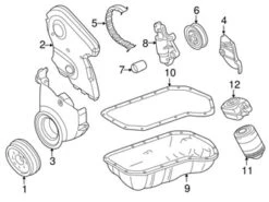 Genuine VW/Audi 068117021BX Oil Cooler - Audi, VW | VW068117021BX