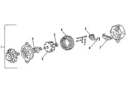 Genuine VW/Audi 068903803DX Voltage Regulator - Audi, VW | 068903803B 068903803D VW068903803DX