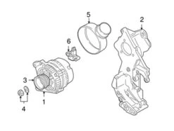 Genuine VW/Audi 06B903018TX Alternator - VW | 06B903018JX VW06B903018TX