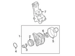 Genuine VW/Audi 06B903803B Voltage Regulator - Audi, VW | 03C903803 06B903803A 5U0903803A VW06B903803B