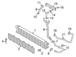 Genuine VW/Audi 06E121083N Thermostat Housing - Audi, VW | 06E121083A 06E121083J VW06E121083N