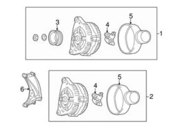 Genuine VW/Audi 06E903015BX Alternator - Audi | AU06E903015BX